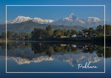 Postkarte Pokhara