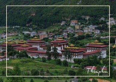 Postkarte Thimphu
