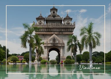 Postkarte Vientiane
