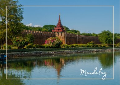 Postkarte Mandalay