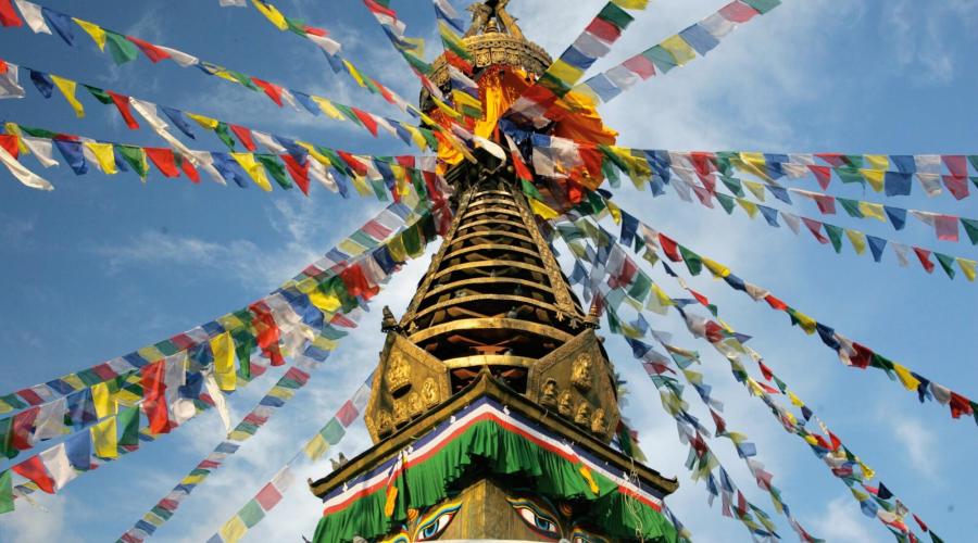 Affentempel Swayambhunath in Kathmandu
