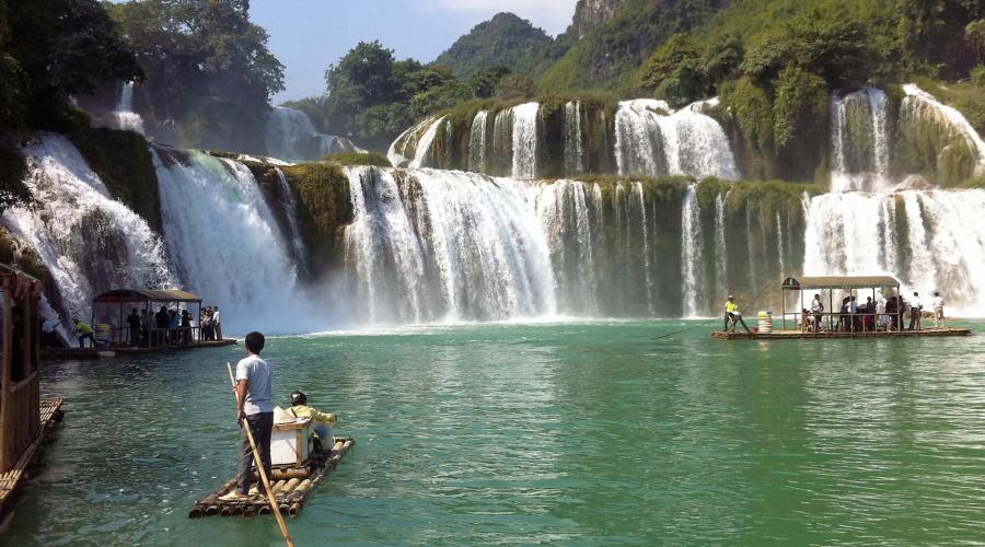 Ban-Gioc-Wasserfall - der größte Vietnams