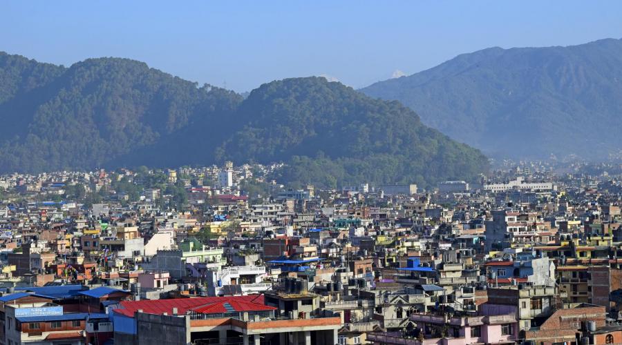 Blick auf Kathmandu