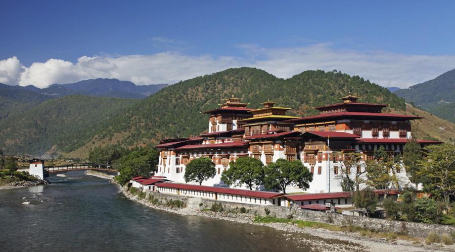 Dzong in Punakha