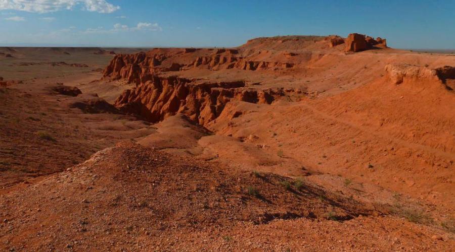 Flaming Cliffs bei Bayanzag oder auch Grand Canyon des Ostens - Peter Fritschler