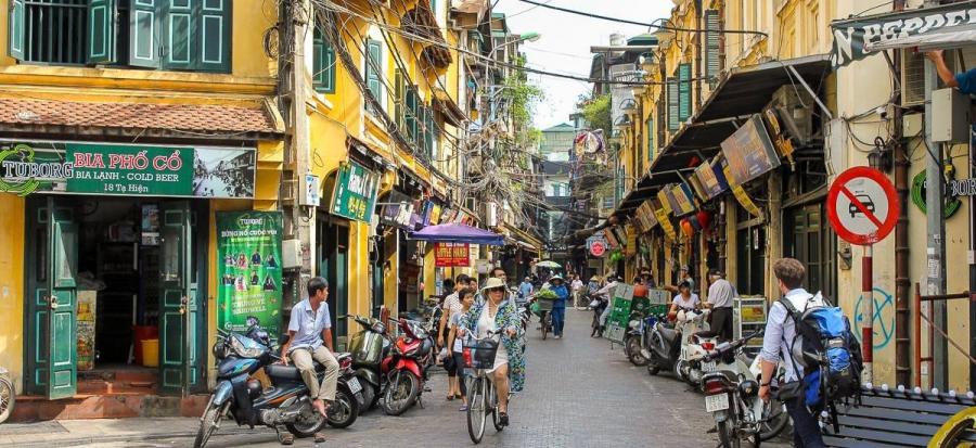 Gassen in Hanoi