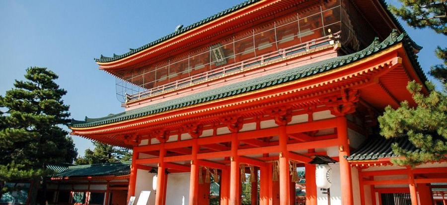 Heian-Jingu-Schrein in Kyoto