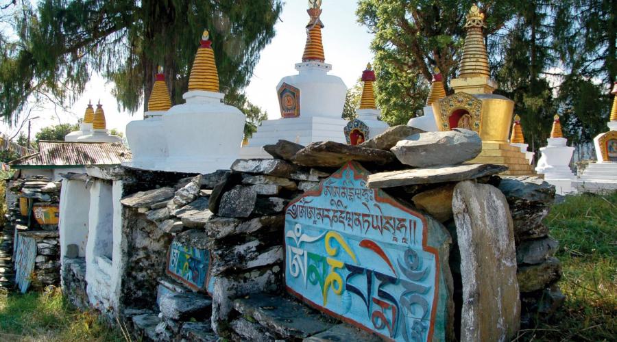 Kloster Tashiding in Sikkim