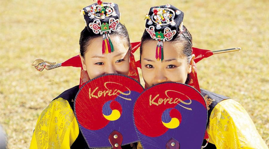 Koreanische Mädchen in Seoul