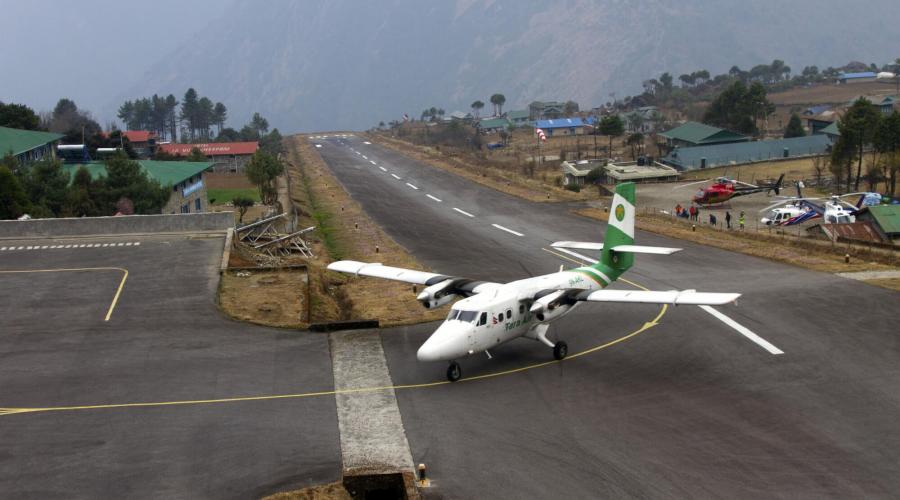 Landebahn in Lukla