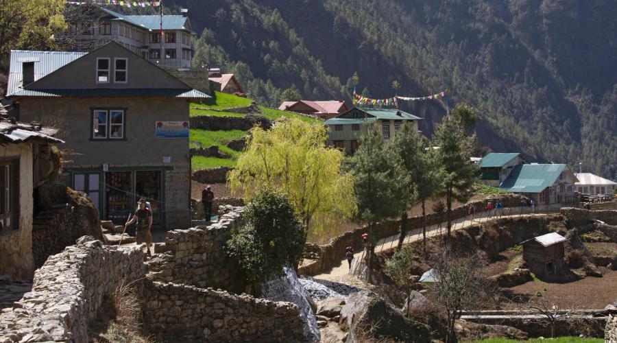 Landidylle auf dem Weg nach Lukla