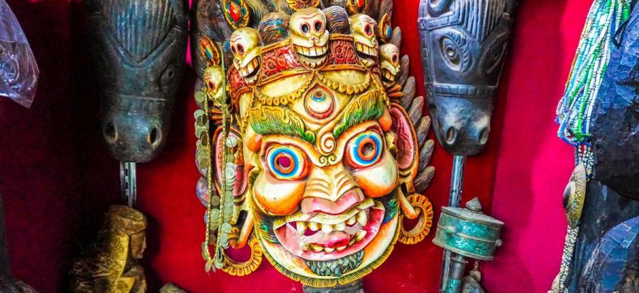 Nepalesische Maske