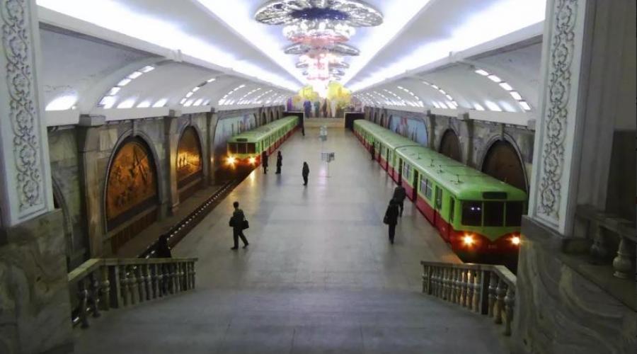 Nordkorea Pyongyang Metro. Fotograf Barbara Preiss