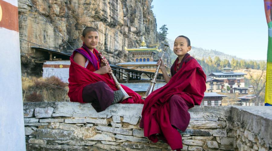 Novizen in Bhutan