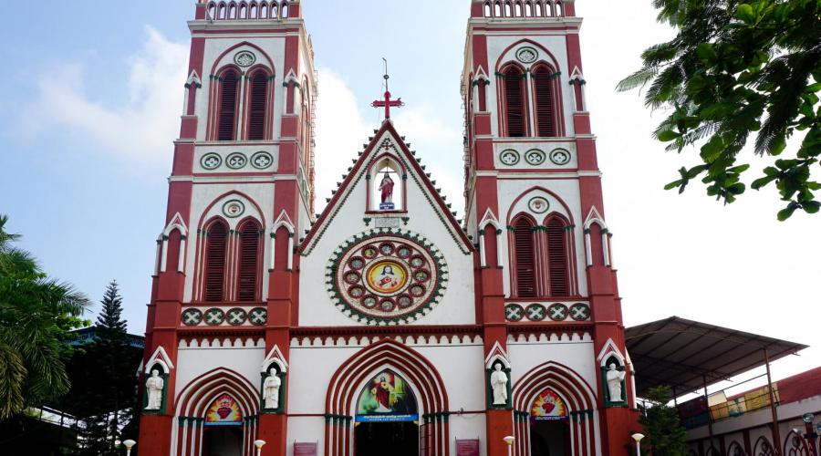 Pondicherry, Basilica of the sacred heart of Jesus