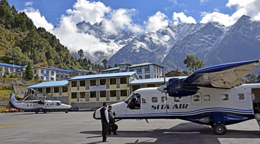 Rückflug von Lukla nach Kathmandu