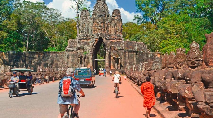 Südtor Angkor Thom - Frederik Schwall