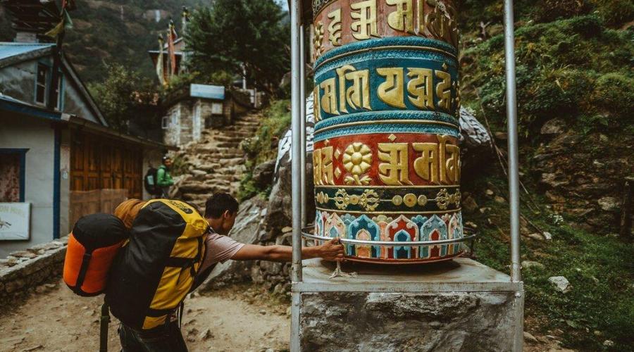 Wanderer in Nepal