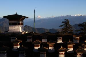 Druk Wangyal Chorten zwischen Thimphu und Punakha